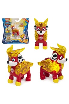 Figurine de collection Spin Master Spin master 6055961 - paw patrol mighty pups deluxe avec lumière marshall