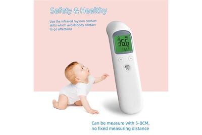 CE Numérique Infrarouge Non-Contact Front Thermomètre Température pour Bébé Adulte 