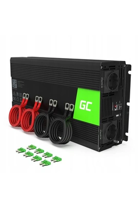 Convertisseur de tension Green Cell ® 3000W/6000W Pur Sinus Convertisseur  de Tension DC 12V AC 220V/230V Power Inverter sinusoïdale, Onduleur  Transformateur avec Connection USB