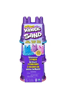 Autres jeux créatifs Spin Master Spin master 6053520 - kinetic sand 3 couleurs 3 paquets 340g