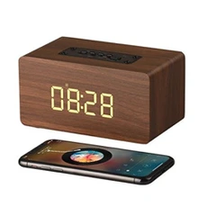 Enceinte surround Favorever Mini Haut-Parleur Bluetooth avec Réveil Multifonction et Radio-FM
