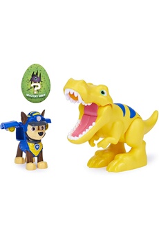 Figurine pour enfant Spin Master Spin master 6059509 - paw patrol pack de 2 figurines dino rescue - modèle chase