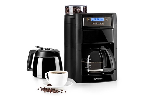 Aromatica ii cafetière avec broyeur intégré 1000w + thermos - 1 25l / 10 ta