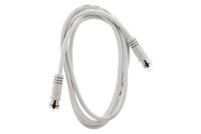 Alimentation électrique No-name Rallonge tv 1,5m fiche f m/m + 1 adaptateur  f/f blanc | Darty