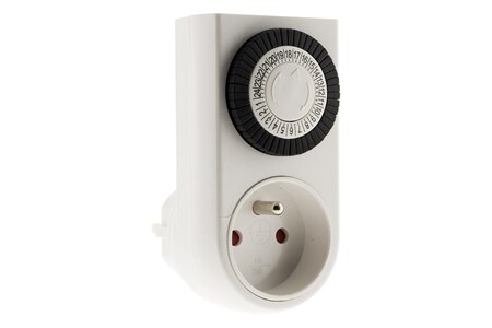 Thermostat et programmateur de température Otio Programmateur mini journalier mécanique avec interrupteur à voyant - otio