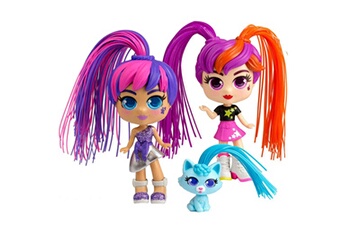 Poupée Silverlit Ensemble de jouets de filles jumelles curli multicolore