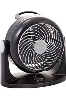 . Ventilateur Silencieux de Bureau - Woozoo - HD18N. Plastique. Noir. 34 W. 23 m². 29 x 19 x 29 cm