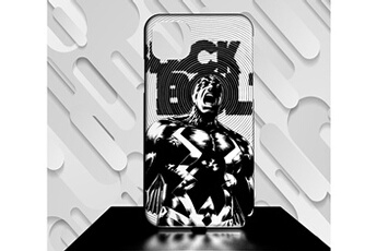 Design Box Coque et étui téléphone mobile compatible pour iphone 12 pro max black bolt fleche noire comics 03