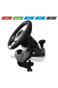 Pack Volant race wheel pro 2 avec levier de vitesse + Pédalier pour PS4 / PS3 / Xbox one / Xbox series S X / Switch / PC