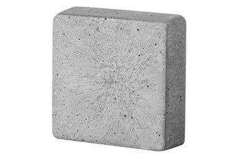 Pâte à modeler Rayher Moule carré pour béton créatif 8,5 x 8,5 cm