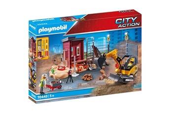 Playmobil PLAYMOBIL 70443 mini-pelleteuse et chantier