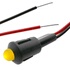 Luce pilota a LED 8mm 12VDC Lampada spia di colore bianco Luce pilota a LED 8mm 12VDC Lampada spia di colore bianco