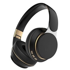 Casque audio GENERIQUE Casque audio 07S Bluetooth d'extérieur stéréo sans fil Supra-Aural Earmuff Headset - Noir
