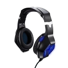 Casque audio GENERIQUE Casque audio jeu avec lumière LED son surround 7.1 pour téléphone portable 3.5MM - noir