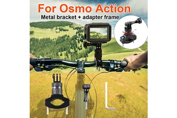 Accessoires pour maquette GENERIQUE Support de support de clip en aluminium pour guidon de vélo adapté à osmo action multicolore