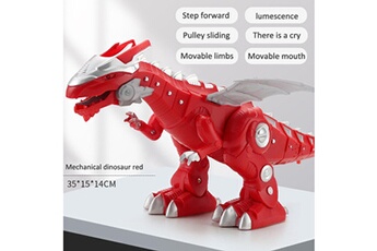 Autre jeux éducatifs et électroniques AUCUNE Jouet de dinosaure électrique pour enfants lumière marche modèle jouet cadeau noël - rouge