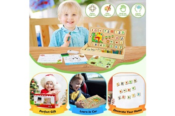 Autre jeux éducatifs et électroniques AUCUNE Lenbest math learning box jouets éducatifs scientifiques conseil en bois - multicolore