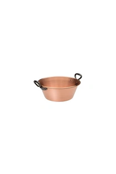 ustensile de cuisine baumalu bassine a confiture 26 cm cuivre 12/10eme anses fonte