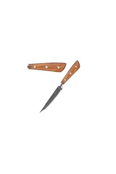 couteau comas lot de 6 couteaux inox à steak (l) 230 mm montblanc