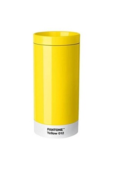 Thermos et bouteille isotherme Copenhagen.design flacon thermos To Go Pantone430 ml en acier inoxydable jaune