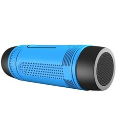 Enceinte sans fil GENERIQUE Enceinte Bluetooth Portable Waterproof Powerbank 4000mah Lampe Torche Bleu YONIS