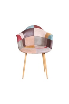 chaise zons fauteuil oraz patchwork rouge