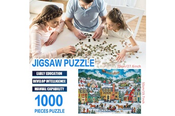 Puzzle AUCUNE 1000 adultes et enfants puzzle festival cadeau puzzle virtuel halloween - noir