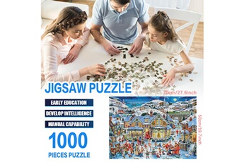 Puzzle AUCUNE 1000 adultes et enfants puzzle festival cadeau puzzle virtuel halloween - noir