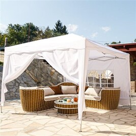 Tonnelle - barnum Instent Structure de tonnelle pliante + 2 panneaux ...