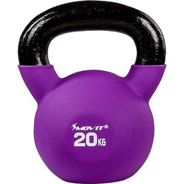 MOVIT Kettlebell PRO, haltère sphérique en fonte avec revêtement en MOVIT Kettlebell PRO, haltère sphérique en fonte avec revêtement en