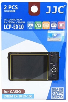 JJC Lcp-ex10 Guard Film protection d'écran LCD pour appareil photo numérique Casio Exilim EX-10 PS/2