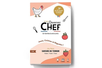 Autres jeux créatifs Devenez Chef Jeu de société culinaire - menu saveurs du terroir