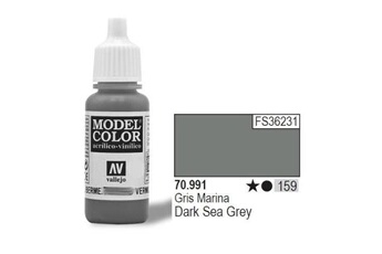 Accessoire modélisme GENERIQUE Vallejo acrylic model color - dark sea grey - val991 vall-70991