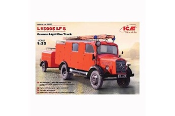 Maquette GENERIQUE Maquette camion mercedes l1500s lf 8 camion de pompiers allemand 1942 icm