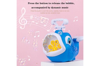 Autre jeux éducatifs et électroniques AUCUNE La machine portative mignonne de bulle enfants convient à l'anniversaire extérieur partie - bleu