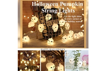 Autres jeux créatifs AUCUNE Halloween skull lights led string accessoires de décoration - multicolore