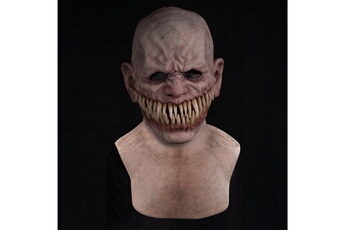 Autres jeux créatifs AUCUNE Masque halloween creepy wrinkle face mask latex cosplay party props - multicolore