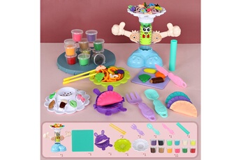 Autre jeux éducatifs et électroniques AUCUNE Puzzle barbier couleur boue petit chef bricolage à la main pâte modeler verte jouet - multicolore
