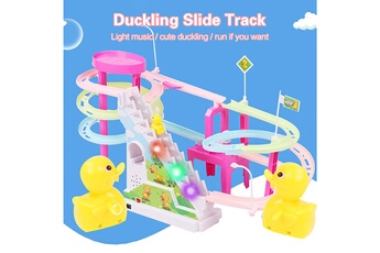 Autre jeux éducatifs et électroniques AUCUNE Xmas jouet race track set roller-coaster climb stairs year gift pour les enfants - multicolore