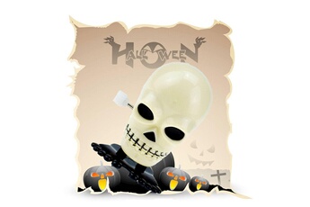 Autres jeux créatifs AUCUNE Squelettes sautants éblouissants pour jouets horlogerie cadeau halloween - multicolore