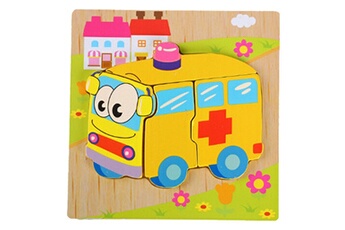 Puzzle AUCUNE Puzzle enfants main saisissant board cartoon wood en trois dimensions jouet - multicolore