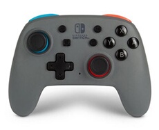 Manette sans fil Power A pour Switch Edition Nano Gris néon