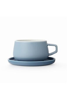 tasse et mugs viva scandinavia (v79763) tasse de thé ella classic - bleu brumeux - 250 ml
