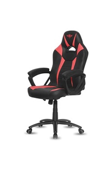 fauteuil de gamer fighter series rouge - armature métal - similicuir - type baquet