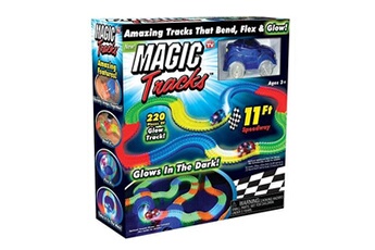 Circuits de voitures Magic Tracks Magic tracks with bonus glow in the dark stick and hot wheels car