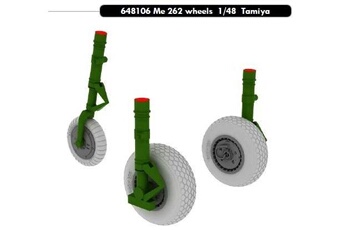 Accessoire modélisme Eduard Brassin Messerschmitt me 262a-1a wheels (designed to be used with tamiya kits)