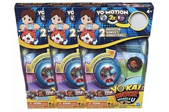 Autre jeux éducatifs et électroniques Yo Kai Watch Pack de 3 montres à double projection yo-kai watch modèle u (saison 3)