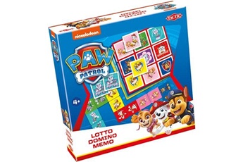 Loto mémo et domino Tactic Tactic jeux 3 en 1 (mémo, loto, domino) patrouille de patrouilles