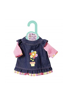Poupées Zapf Creation Zapf creation 870754 - baby dolly moda robe en jean pour poupée de 36 cm