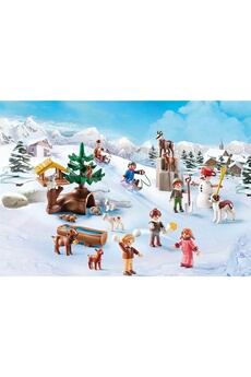 Figurine pour enfant PLAYMOBIL Playmobil 70260 - calendrier de l'avent heidi en hiver